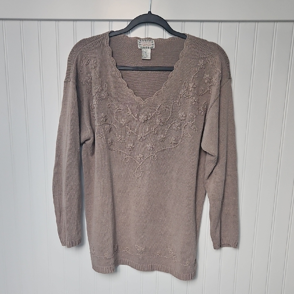 vintage cotton sweater